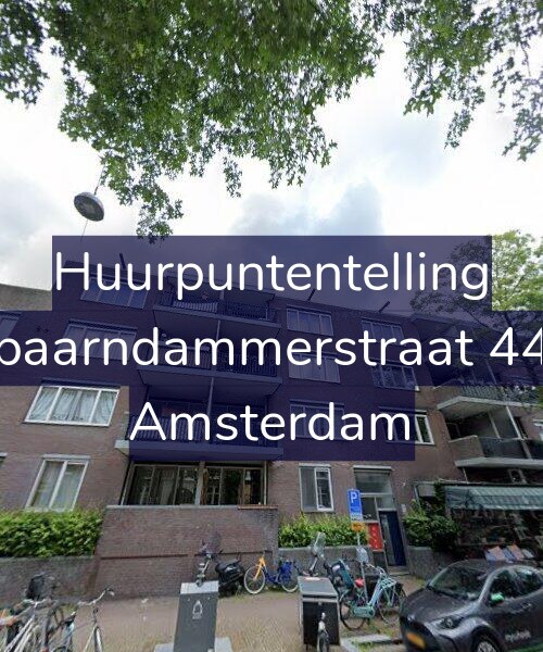 Foto gevel Huurpuntentelling voor Spaarndammerstraat 440, Amsterdam