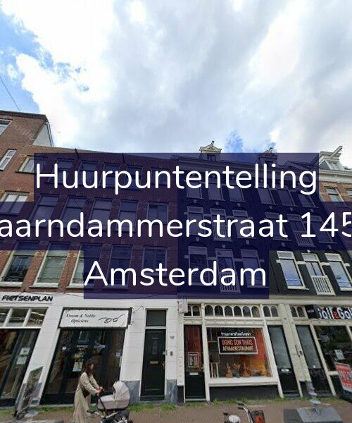 Foto gevel Huurpuntentelling voor Spaarndammerstraat 145-B, Amsterdam