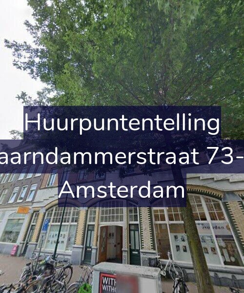 Foto gevel Huurpuntentelling voor Spaarndammerstraat 73-A1, Amsterdam
