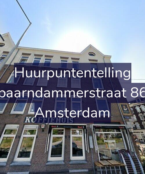 Foto gevel Huurpuntentelling voor Spaarndammerstraat 866, Amsterdam