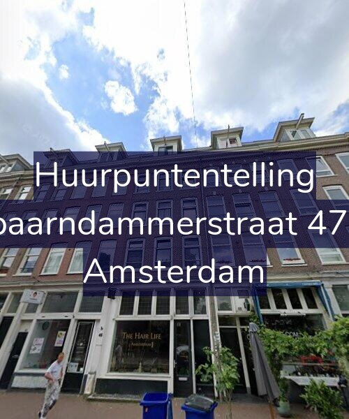 Foto gevel Huurpuntentelling voor Spaarndammerstraat 47-4, Amsterdam
