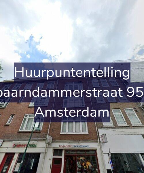 Foto gevel Huurpuntentelling voor Spaarndammerstraat 95-2, Amsterdam