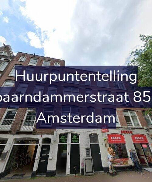 Foto gevel Huurpuntentelling voor Spaarndammerstraat 85-C, Amsterdam