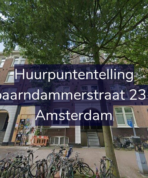 Foto gevel Huurpuntentelling voor Spaarndammerstraat 23-H, Amsterdam