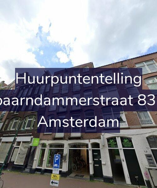 Foto gevel Huurpuntentelling voor Spaarndammerstraat 83-B, Amsterdam