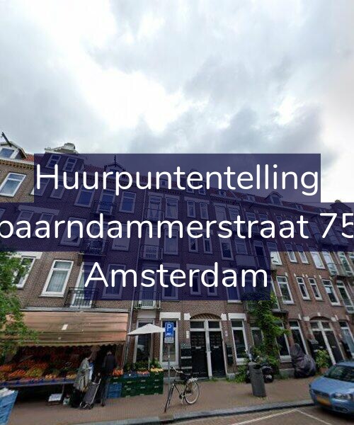 Foto gevel Huurpuntentelling voor Spaarndammerstraat 752, Amsterdam