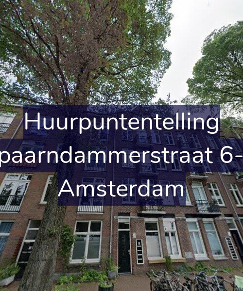 Foto gevel Huurpuntentelling voor Spaarndammerstraat 6-A, Amsterdam