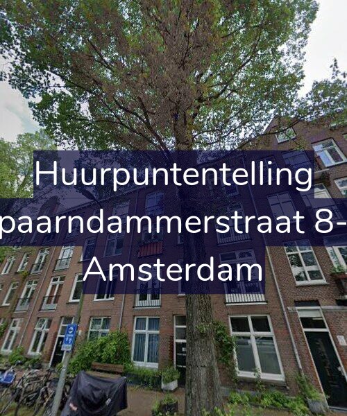 Foto gevel Huurpuntentelling voor Spaarndammerstraat 8-C, Amsterdam