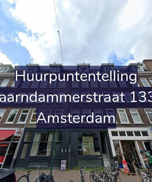 Foto gevel Huurpuntentelling voor Spaarndammerstraat 133-4, Amsterdam