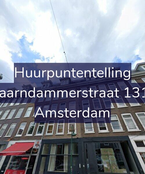 Foto gevel Huurpuntentelling voor Spaarndammerstraat 131-3, Amsterdam