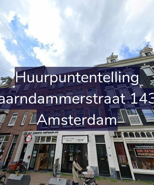 Foto gevel Huurpuntentelling voor Spaarndammerstraat 143-D, Amsterdam