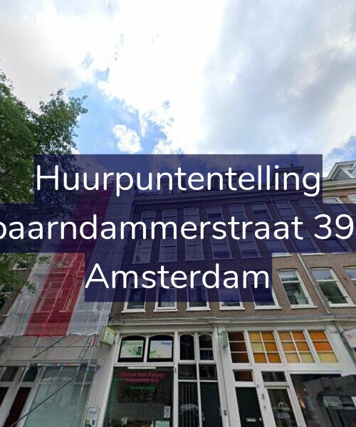 Foto gevel Huurpuntentelling voor Spaarndammerstraat 39-2, Amsterdam
