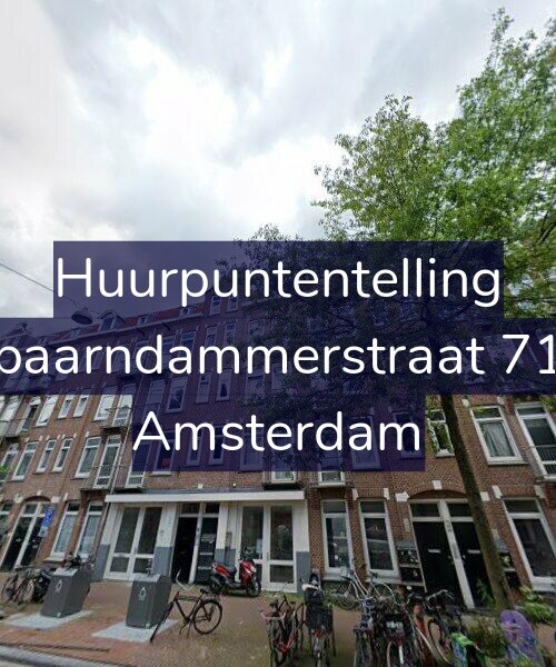 Foto gevel Huurpuntentelling voor Spaarndammerstraat 710, Amsterdam