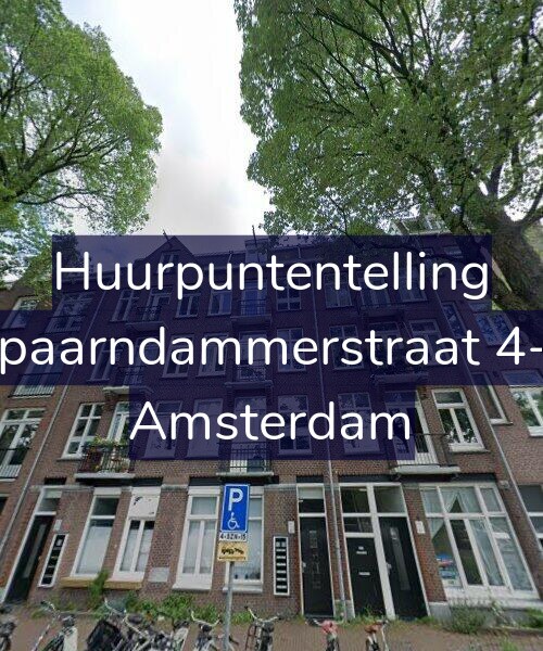 Foto gevel Huurpuntentelling voor Spaarndammerstraat 4-F, Amsterdam