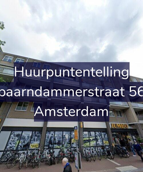 Foto gevel Huurpuntentelling voor Spaarndammerstraat 562, Amsterdam