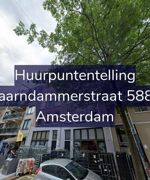 Foto gevel Huurpuntentelling voor Spaarndammerstraat 588-A, Amsterdam