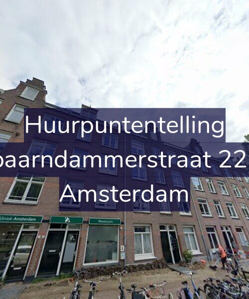 Foto gevel Huurpuntentelling voor Spaarndammerstraat 22-C, Amsterdam