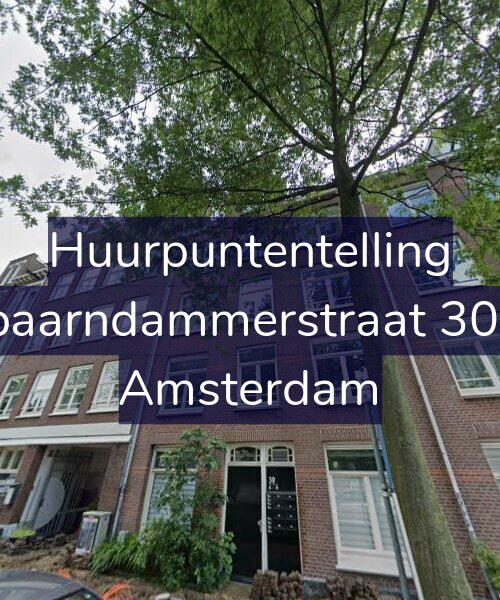 Foto gevel Huurpuntentelling voor Spaarndammerstraat 30-E, Amsterdam