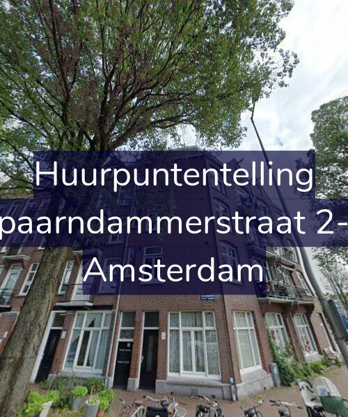Foto gevel Huurpuntentelling voor Spaarndammerstraat 2-C, Amsterdam