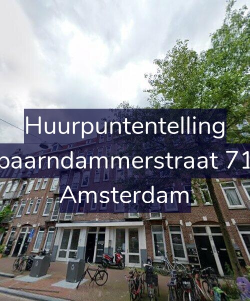 Foto gevel Huurpuntentelling voor Spaarndammerstraat 712, Amsterdam