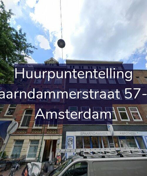 Foto gevel Huurpuntentelling voor Spaarndammerstraat 57-A1, Amsterdam