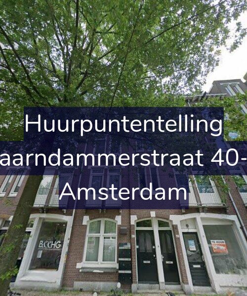 Foto gevel Huurpuntentelling voor Spaarndammerstraat 40-2L, Amsterdam