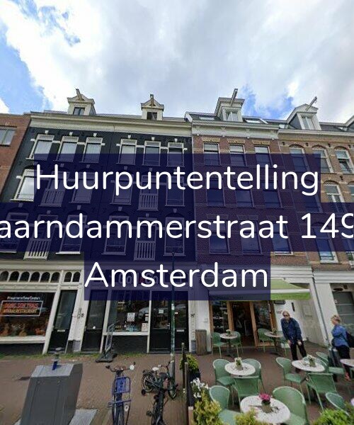 Foto gevel Huurpuntentelling voor Spaarndammerstraat 149-H, Amsterdam