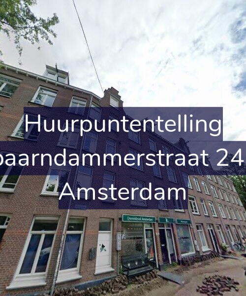 Foto gevel Huurpuntentelling voor Spaarndammerstraat 24-C, Amsterdam
