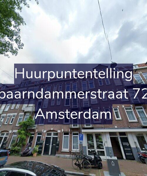 Foto gevel Huurpuntentelling voor Spaarndammerstraat 728, Amsterdam