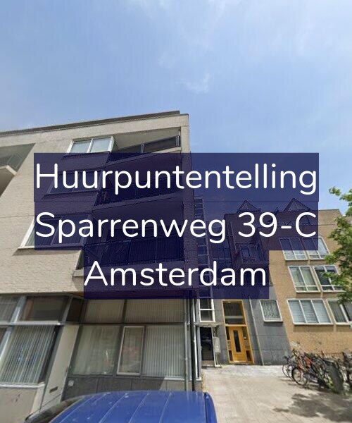 Foto gevel Huurpuntentelling voor Sparrenweg 39-C, Amsterdam