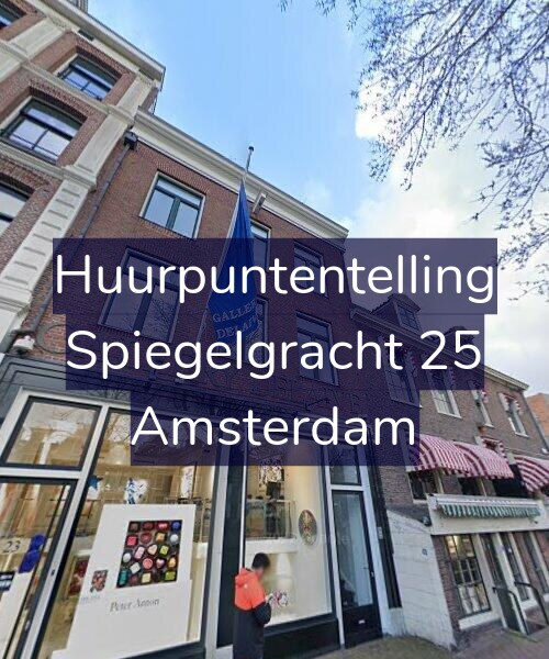 Foto gevel Huurpuntentelling voor Spiegelgracht 25, Amsterdam