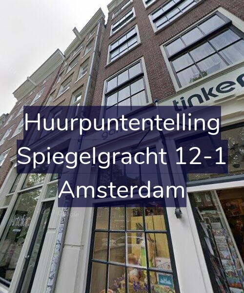 Foto gevel Huurpuntentelling voor Spiegelgracht 12-1, Amsterdam
