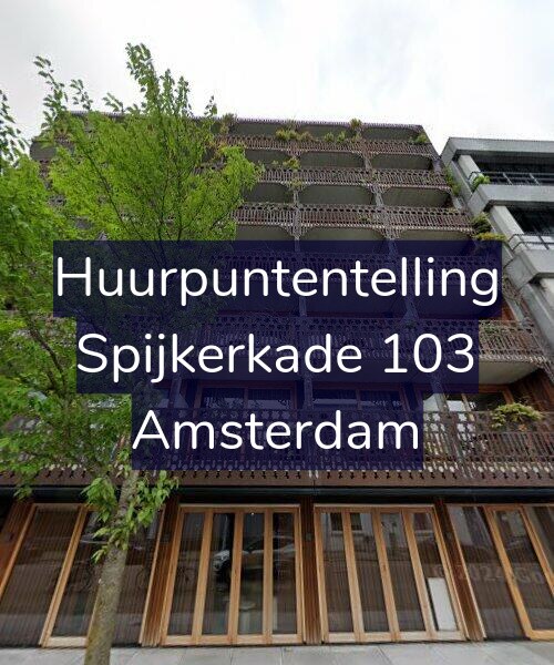 Foto gevel Huurpuntentelling voor Spijkerkade 103, Amsterdam