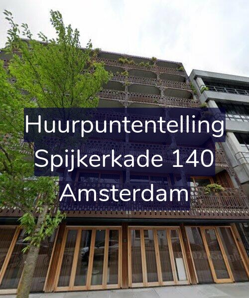 Foto gevel Huurpuntentelling voor Spijkerkade 140, Amsterdam