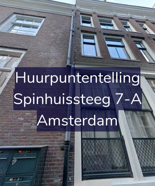 Foto gevel Huurpuntentelling voor Spinhuissteeg 7-A, Amsterdam