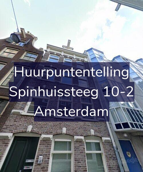 Foto gevel Huurpuntentelling voor Spinhuissteeg 10-2, Amsterdam