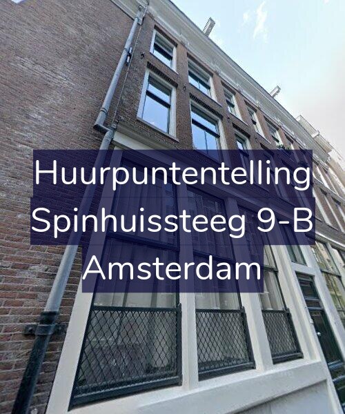 Foto gevel Huurpuntentelling voor Spinhuissteeg 9-B, Amsterdam