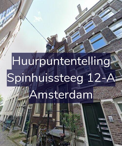 Foto gevel Huurpuntentelling voor Spinhuissteeg 12-A, Amsterdam