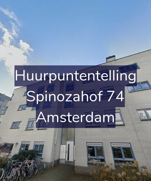 Foto gevel Huurpuntentelling voor Spinozahof 74, Amsterdam