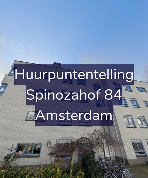 Foto gevel Huurpuntentelling voor Spinozahof 84, Amsterdam