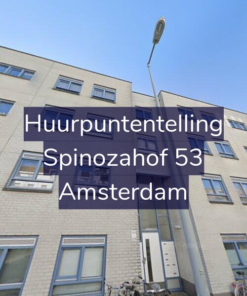 Foto gevel Huurpuntentelling voor Spinozahof 53, Amsterdam