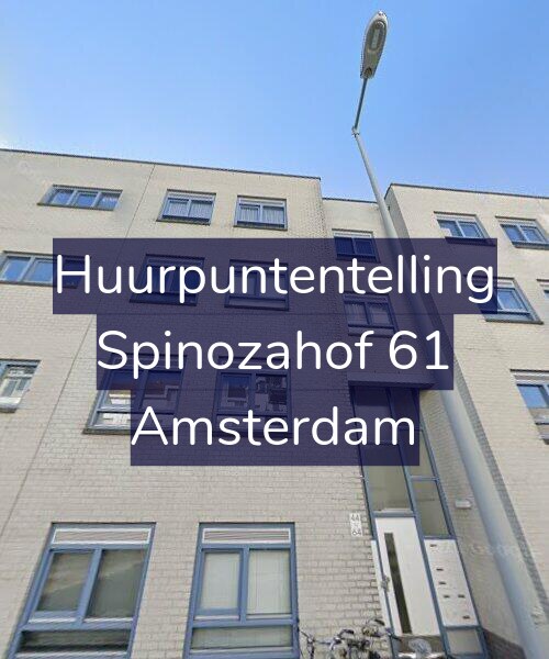 Foto gevel Huurpuntentelling voor Spinozahof 61, Amsterdam