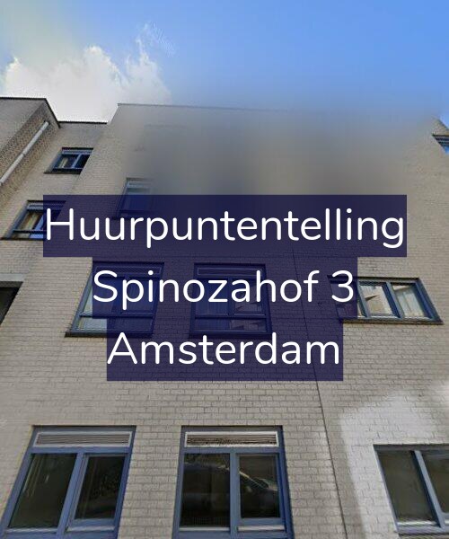 Foto gevel Huurpuntentelling voor Spinozahof 3, Amsterdam
