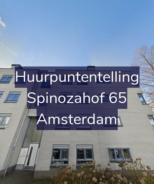 Foto gevel Huurpuntentelling voor Spinozahof 65, Amsterdam