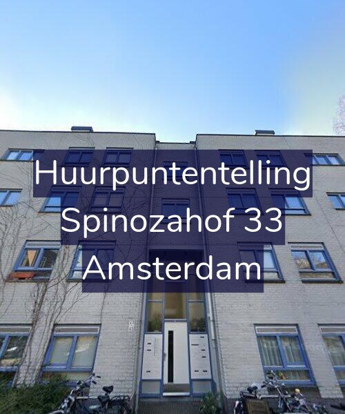Foto gevel Huurpuntentelling voor Spinozahof 33, Amsterdam