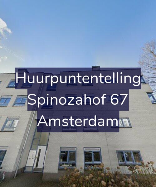 Foto gevel Huurpuntentelling voor Spinozahof 67, Amsterdam
