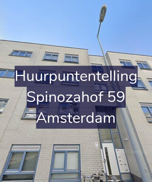 Foto gevel Huurpuntentelling voor Spinozahof 59, Amsterdam
