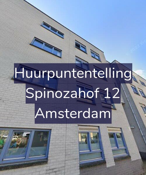 Foto gevel Huurpuntentelling voor Spinozahof 12, Amsterdam