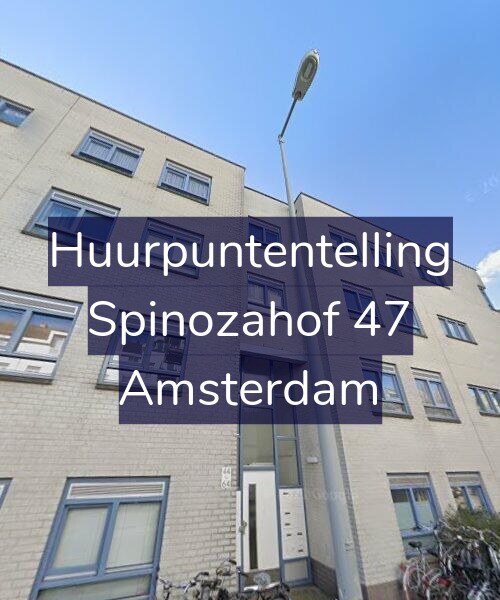 Foto gevel Huurpuntentelling voor Spinozahof 47, Amsterdam