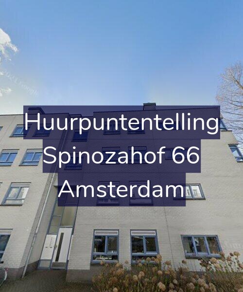 Foto gevel Huurpuntentelling voor Spinozahof 66, Amsterdam